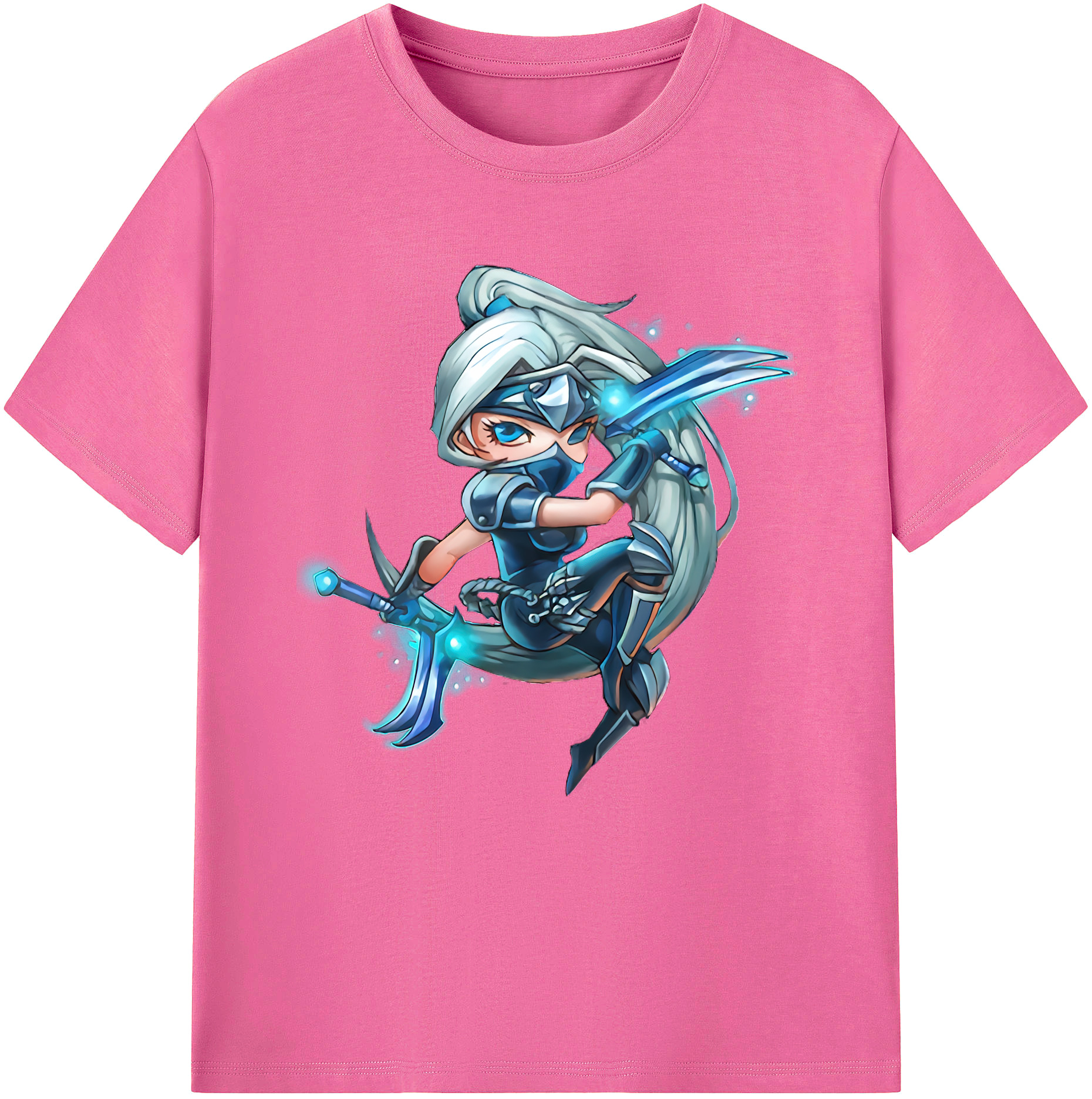 （画像用） リーグ・オブ・レジェンド League of Legends LOL レディースカジュアルプリントTシャツ（綿100％）